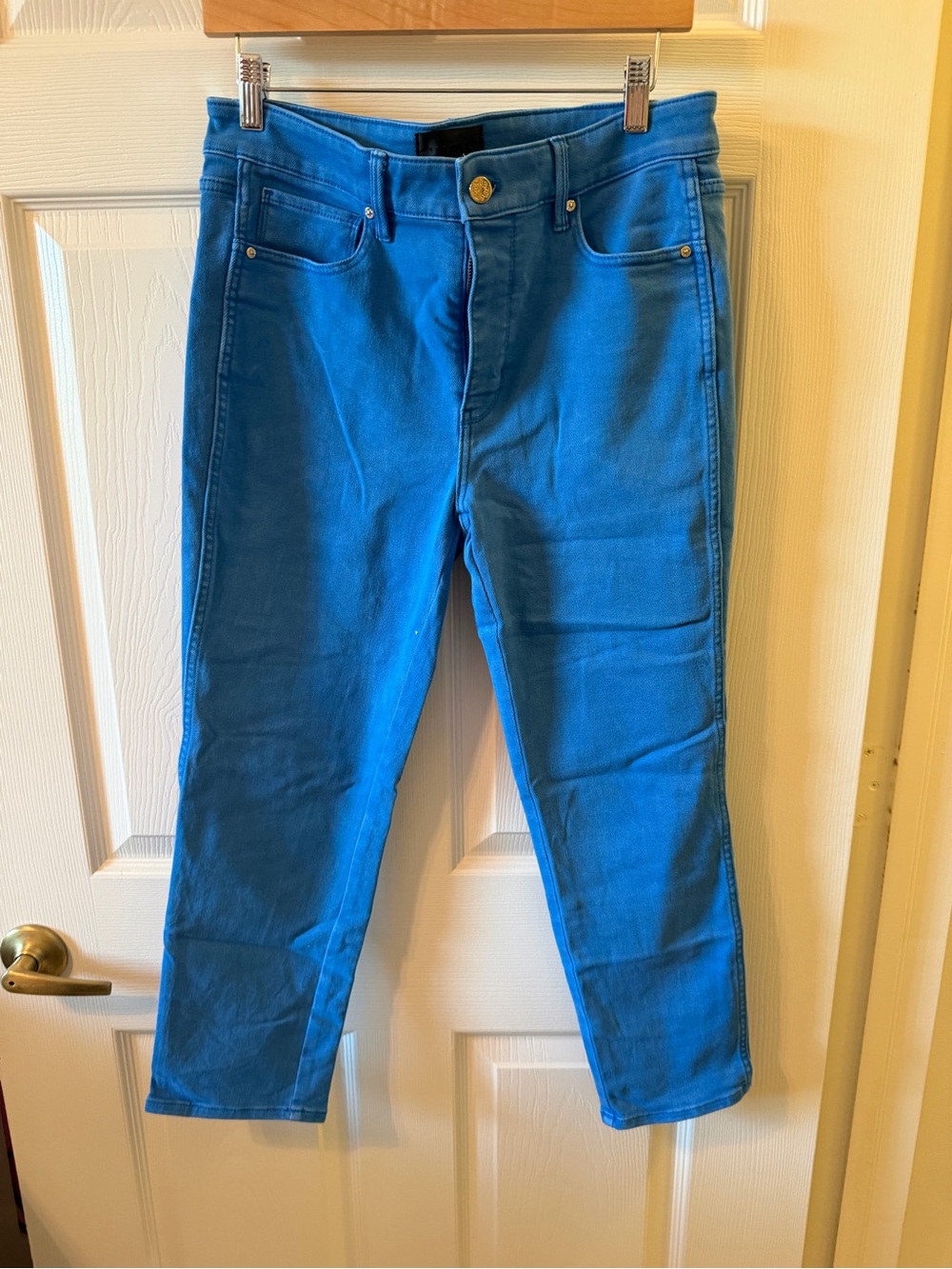 White House Black Market Bright Blue Skinny Jeans